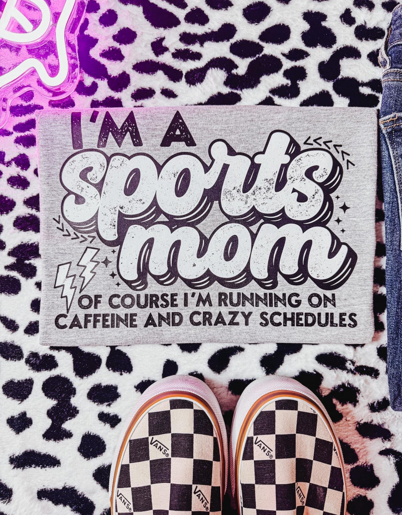 Sports mom tee