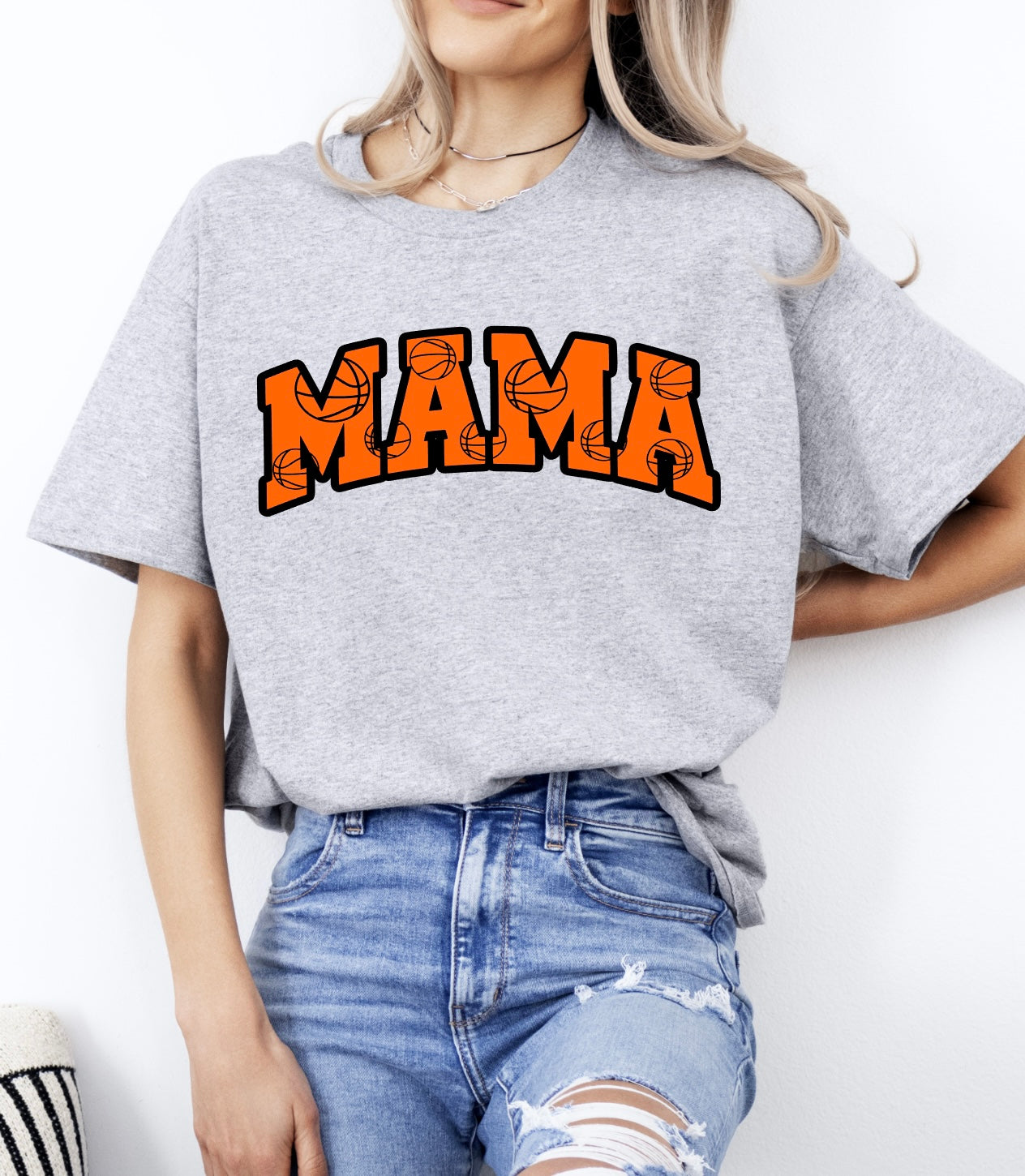 SPORT MAMA TEE (LEAVE SHIRT COLOR IN NOTES)