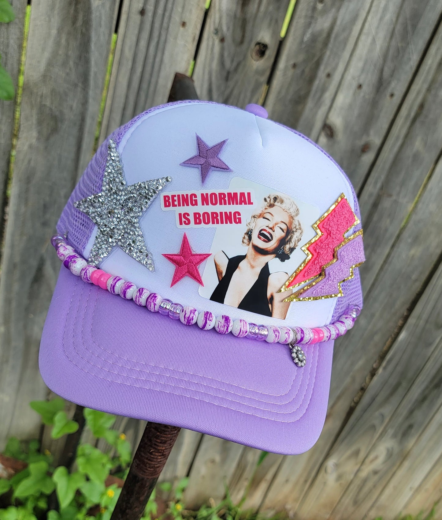 Being normal is boring Trucker hat - ONE OF A KIND -