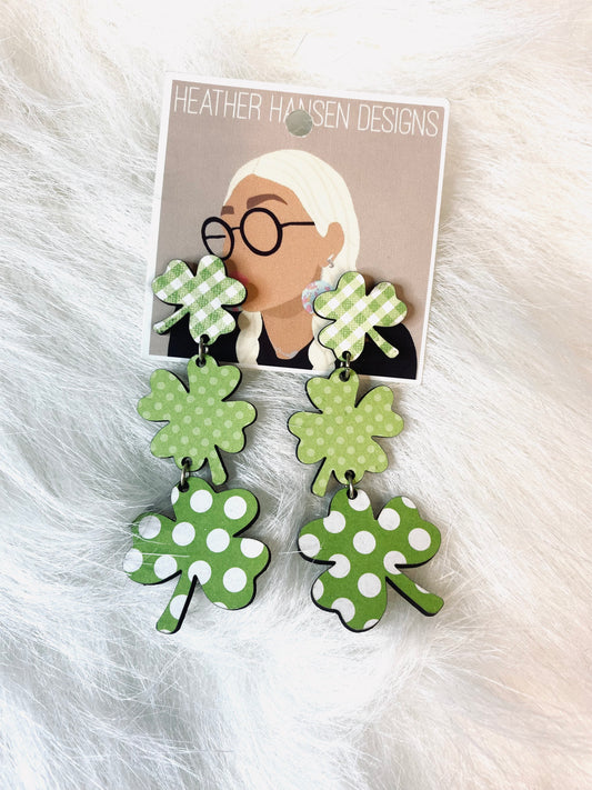 Heather Hansen st.pattys day earrings