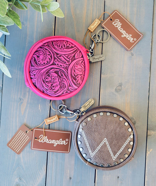 Wrangler keychain coin purse