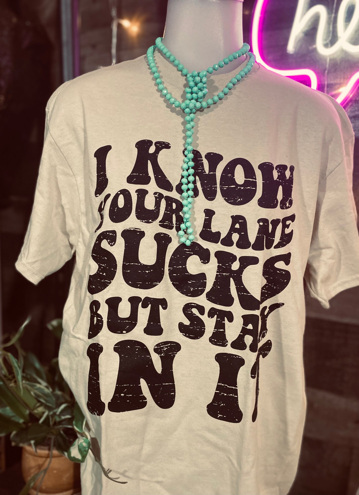 Stay in your lane tee