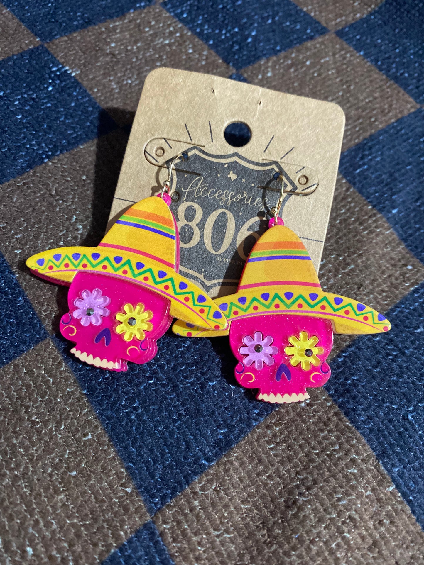 SKULLY FIESTA EARRINGS